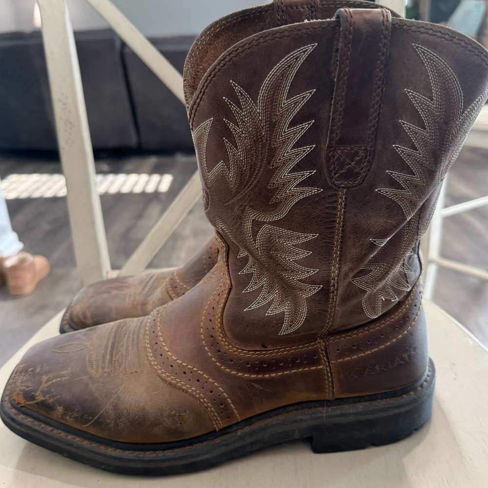 Ariat Men’s Square Toe Cowboy Boots - Picture 4 of 7